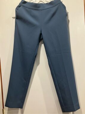 Woman’s Blue Tailored Stretch Dress Pants
